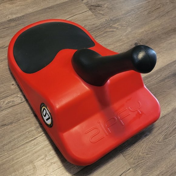 ZIPFY Freestyle Mini Luge Snow Sled 07 Red Black Alpine Race Series - Picture 2 of 4